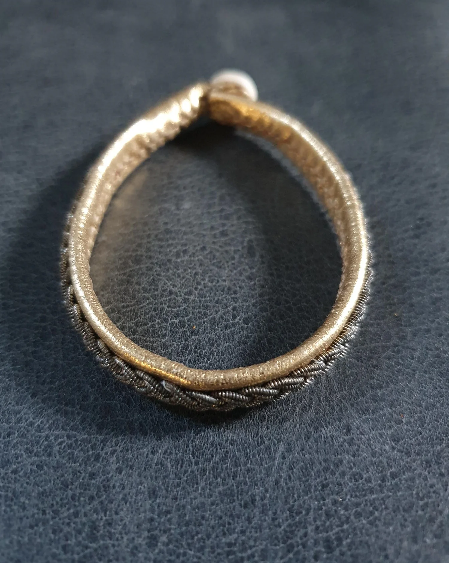 Bracelet - BeChristensen - Gold Leather - Image 3