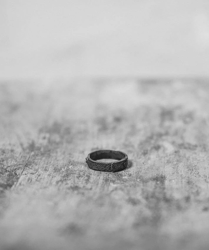 Pal Offner Rivets Ring - Blackened - Image 4