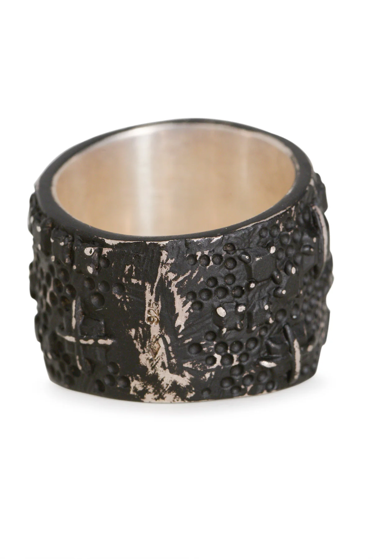 Tobias Wistisen Random Stones Ring - Blackened - Image 4
